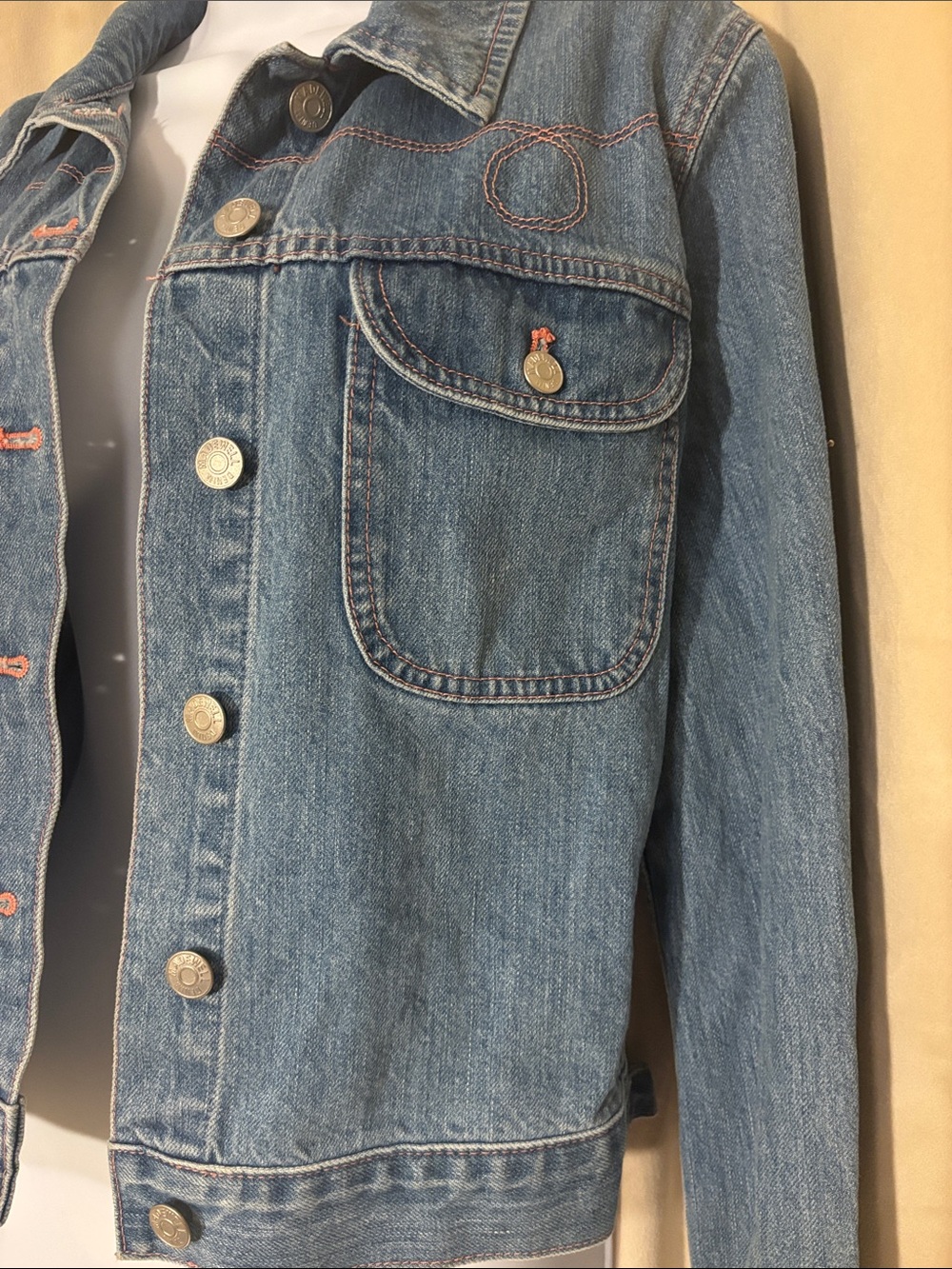 Madewell Western Edition Rare Crop Light Blue Denim Jacket - Picture 2 of 9